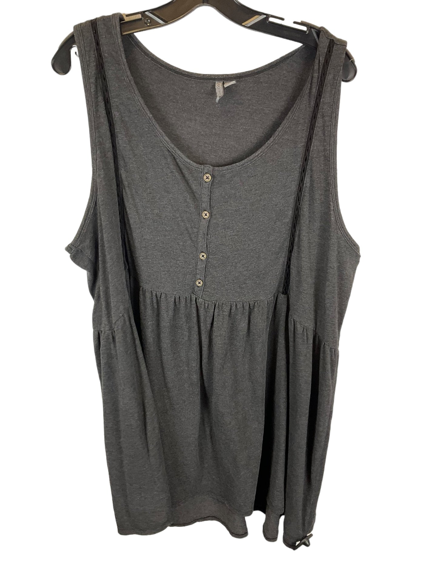 Grey Dress Casual Short Cato, Size 2x