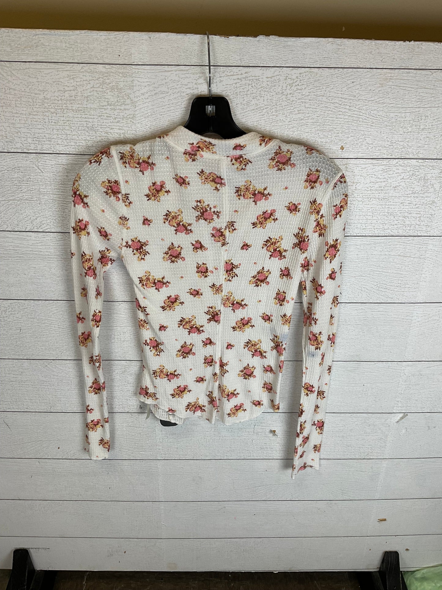 White Top Long Sleeve Free People, Size S