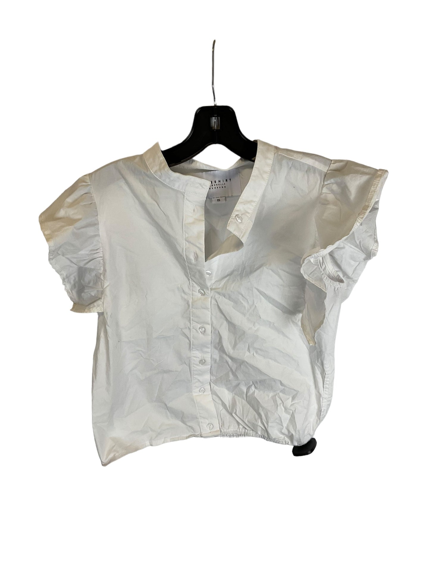 White Top Short Sleeve Clothes Mentor, Size Xs