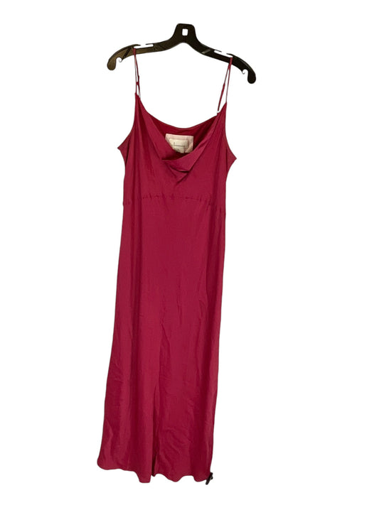 Dress Casual Maxi By Anthropologie In Pink, Size: L