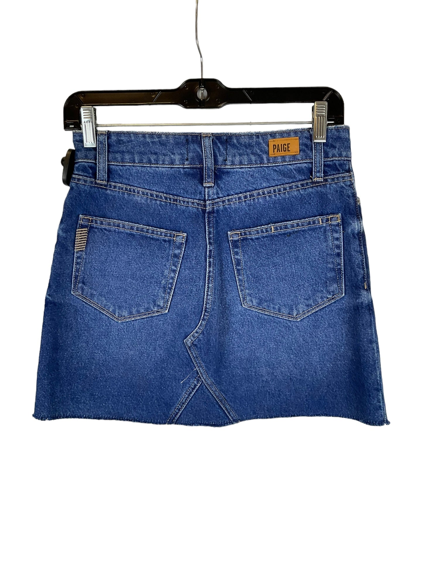 Blue Denim Skirt Mini & Short Paige, Size 2