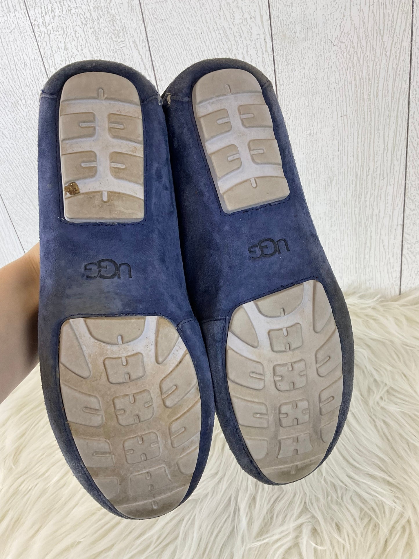 Blue Shoes Designer Ugg, Size 9.5