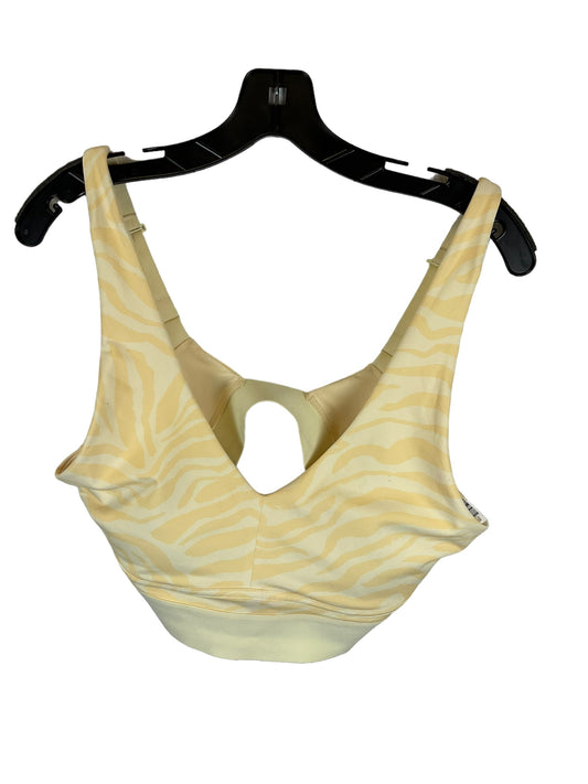 Yellow Athletic Bra Fabletics, Size L