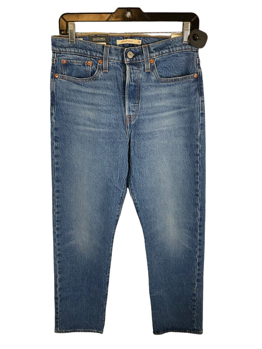 Jeans Straight By Levis In Blue Denim, Size: 6