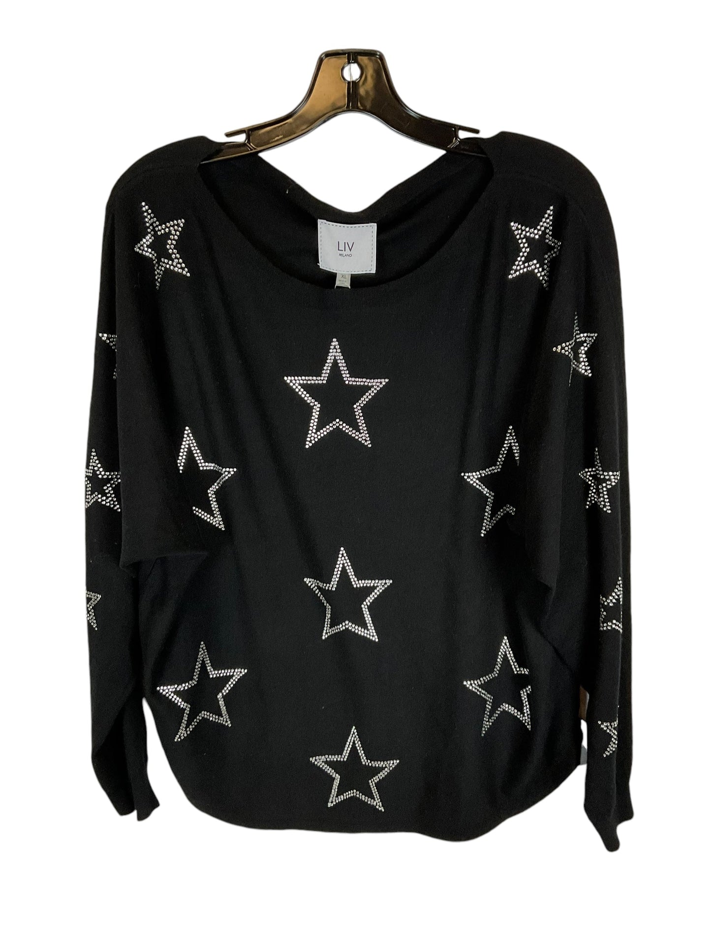 Top Long Sleeve By Clothes Mentor In Black, Size: Xl