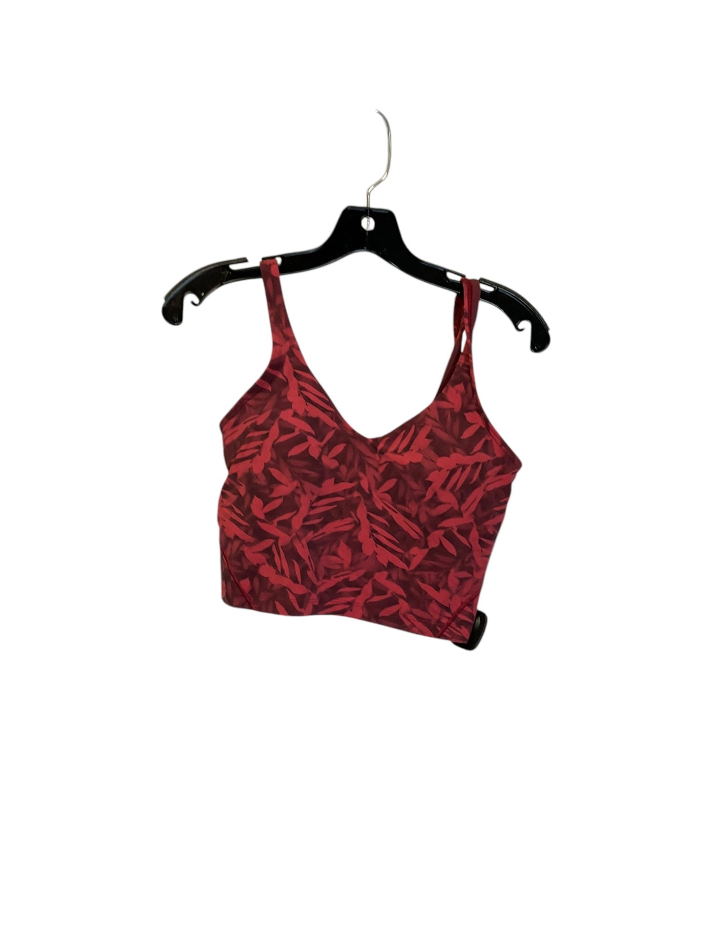 Athletic Tank Top By Lululemon In Red, Size: 6