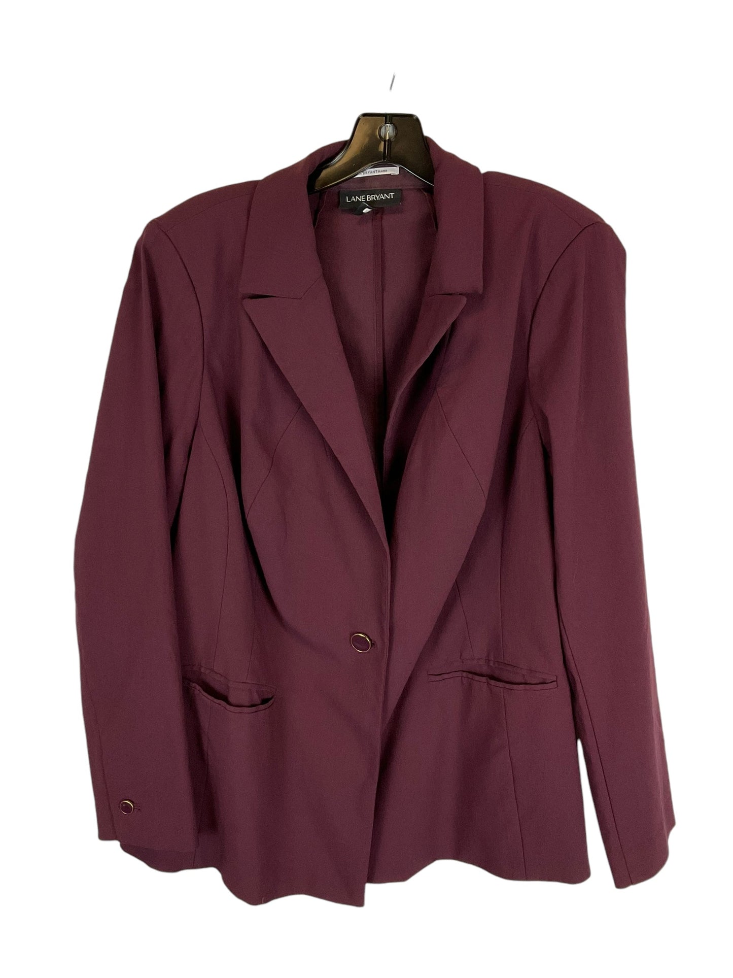 Blazer By Lane Bryant In Red, Size: 18