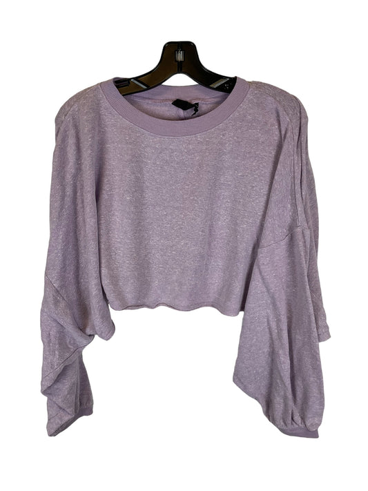 Top Long Sleeve By Urban Outfitters In Purple, Size: Xs