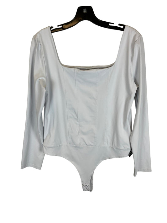 Bodysuit By Clothes Mentor In White, Size: Xl