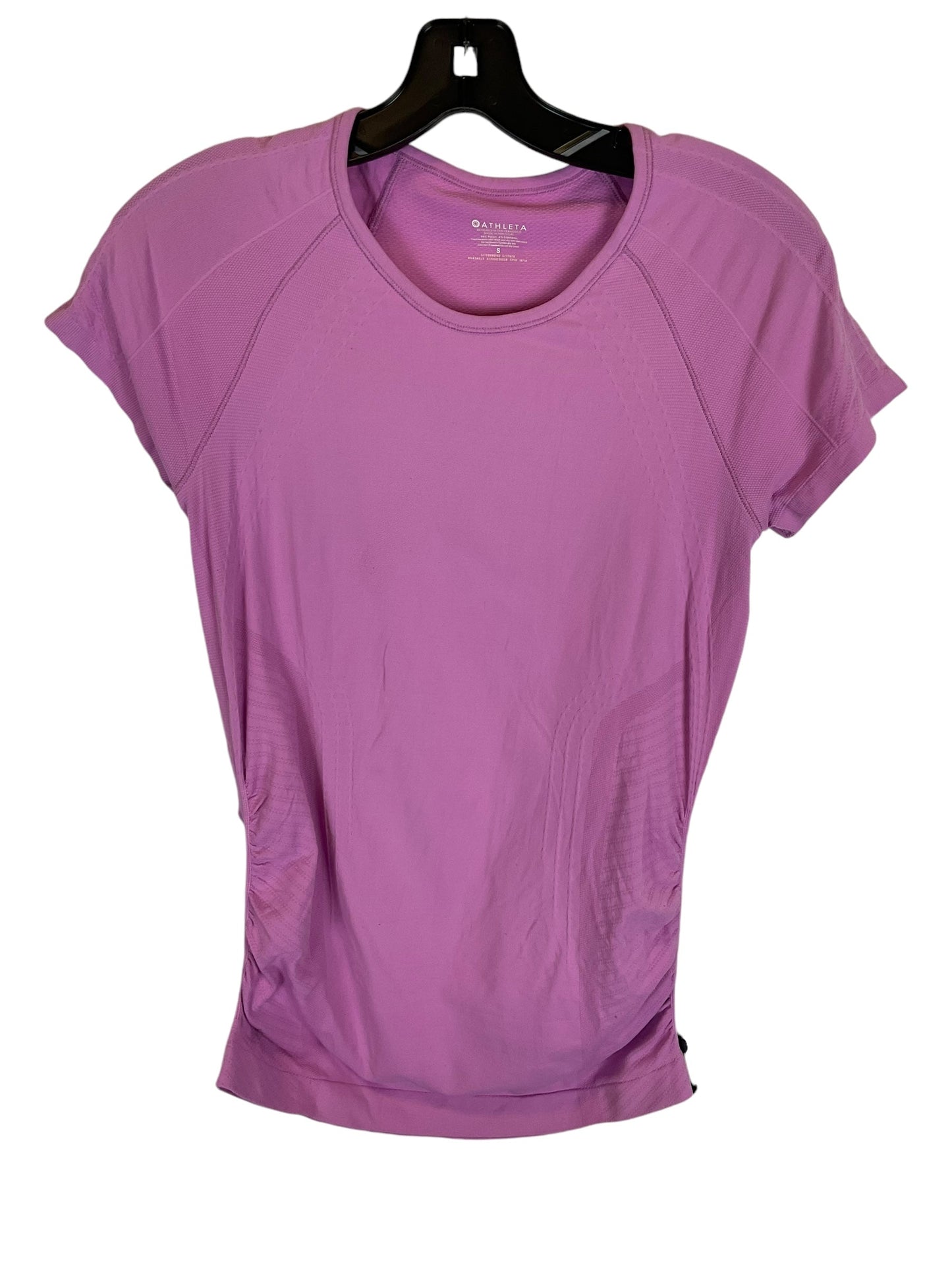 Athletic Top Short Sleeve By Athleta In Pink, Size: S