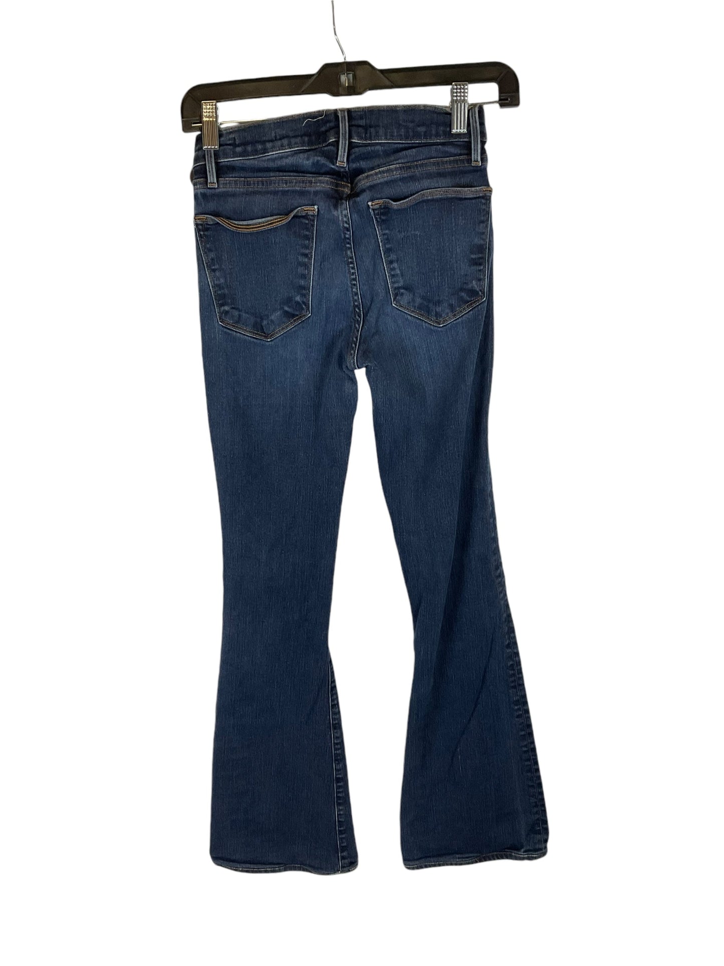 Jeans Flared By Frame In Blue Denim, Size: 2