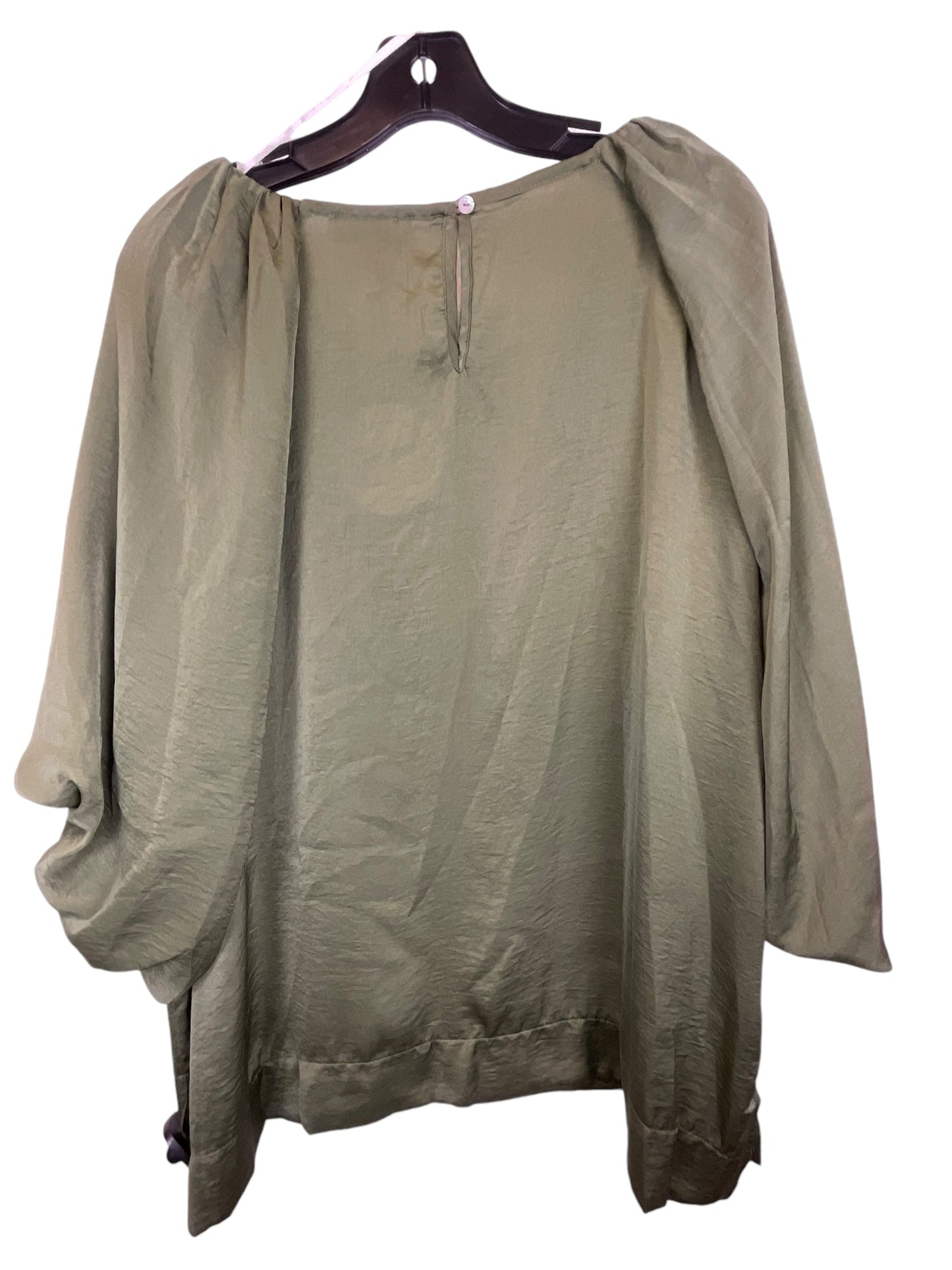 Top Long Sleeve By Umgee In Green, Size: 1x