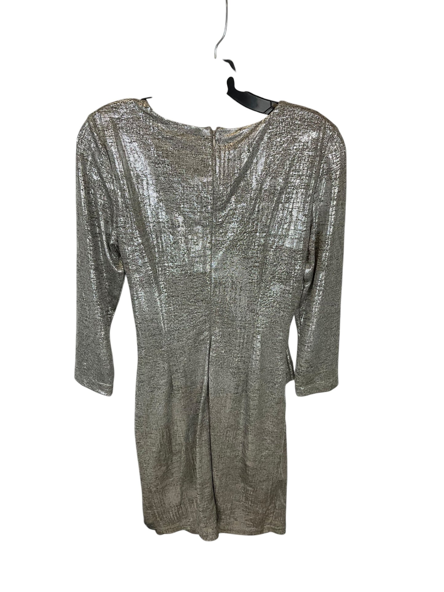 Dress Party Midi By Vince Camuto In Silver, Size: 6