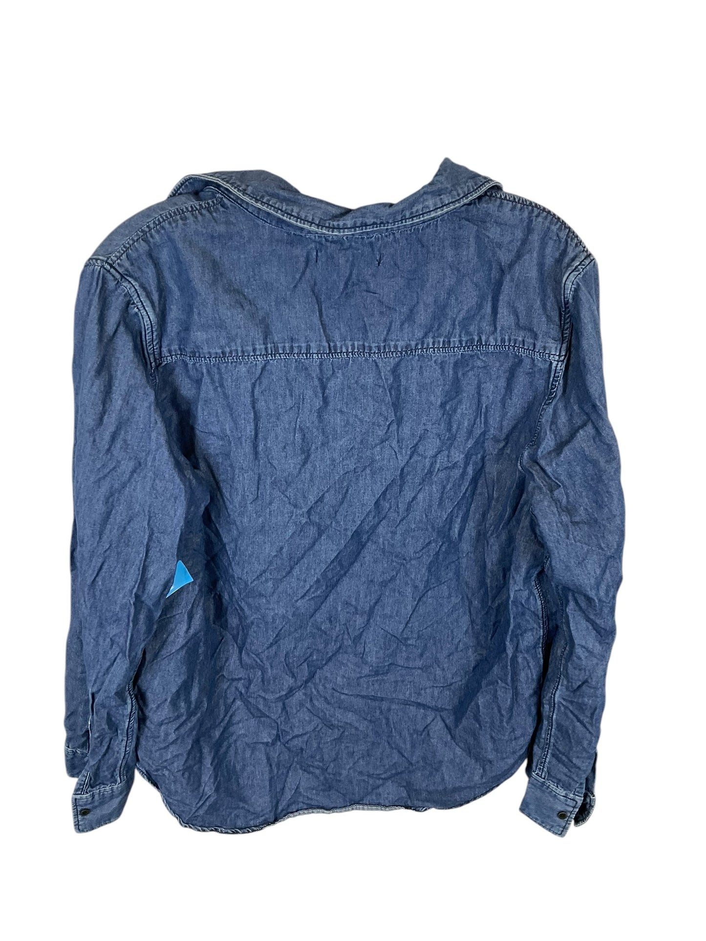 Top Long Sleeve By Rag & Bones Jeans In Blue, Size: M