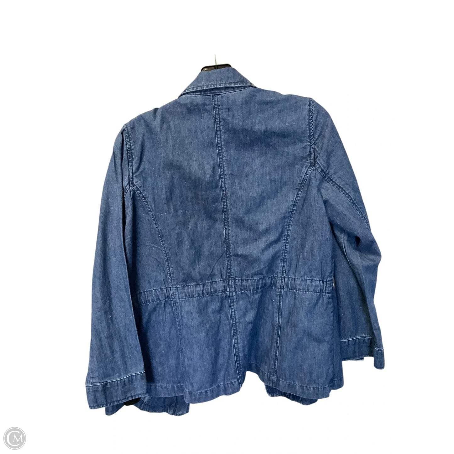 Jacket Denim By Talbots In Blue Denim, Size: S