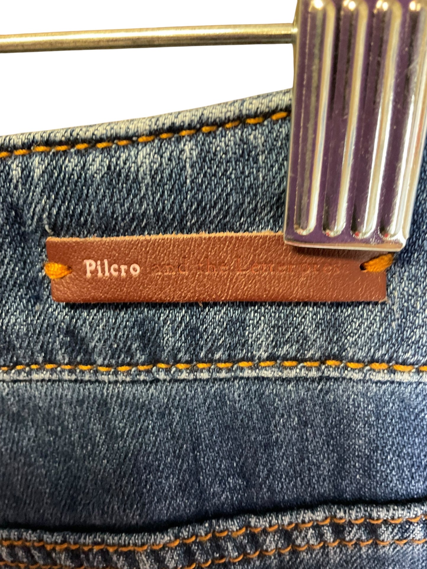 Jeans Cropped By Pilcro In Blue Denim, Size: 4