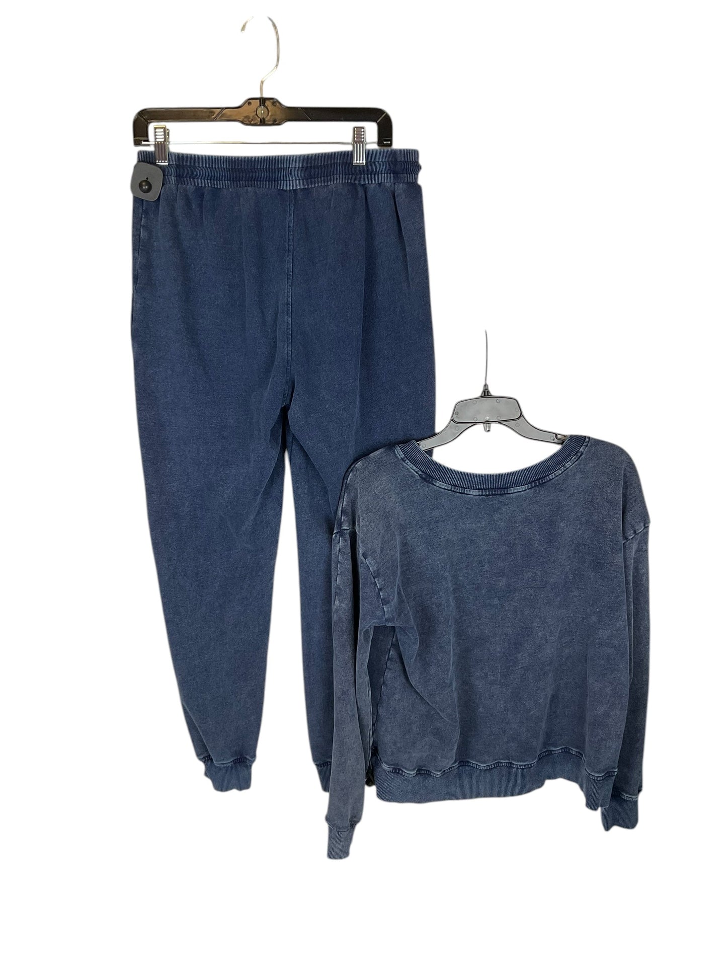 Lounge Set Pants By Jane And Delancey In Blue, Size: Xs