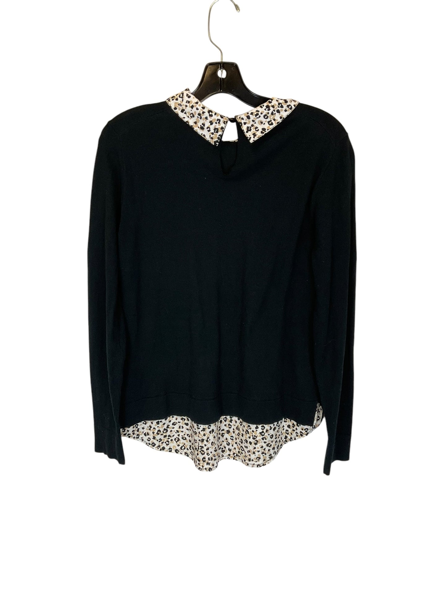 Top Long Sleeve By J. Crew In Black, Size: S