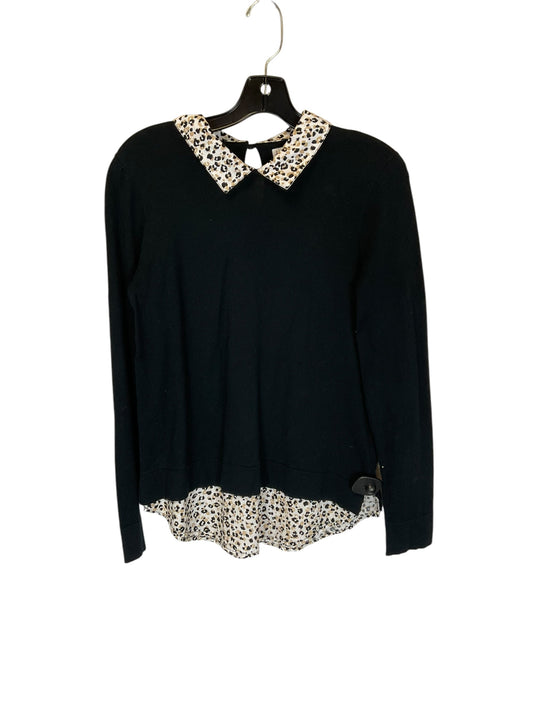 Top Long Sleeve By J. Crew In Black, Size: S