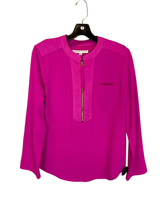 Top Long Sleeve Designer By Trina Turk In Purple, Size: S