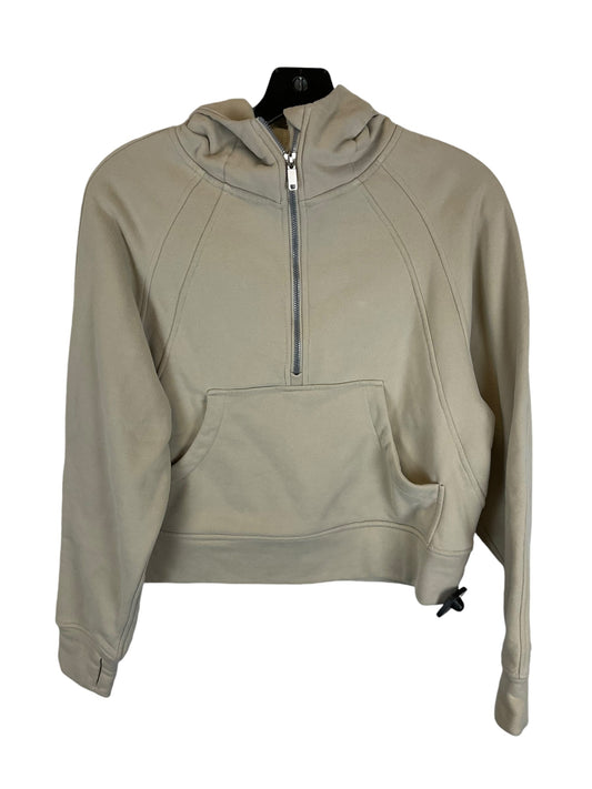 Sweatshirt Hoodie By Clothes Mentor In Cream, Size: S