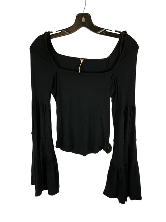 Top Long Sleeve By Free People In Black, Size: Xs