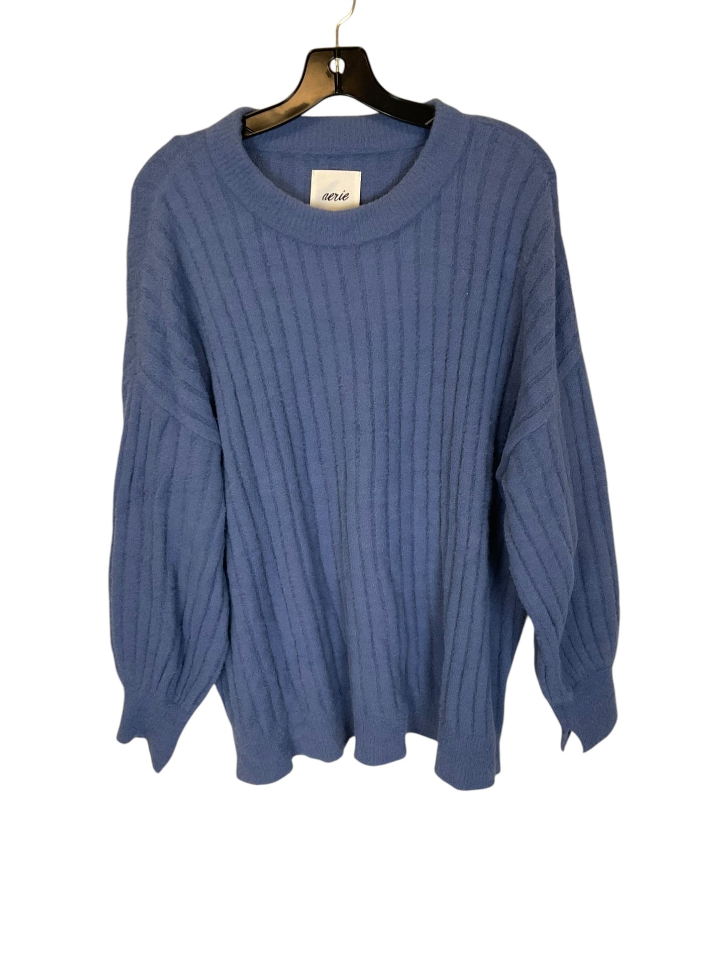 Sweater By Aerie In Blue & Brown, Size: M