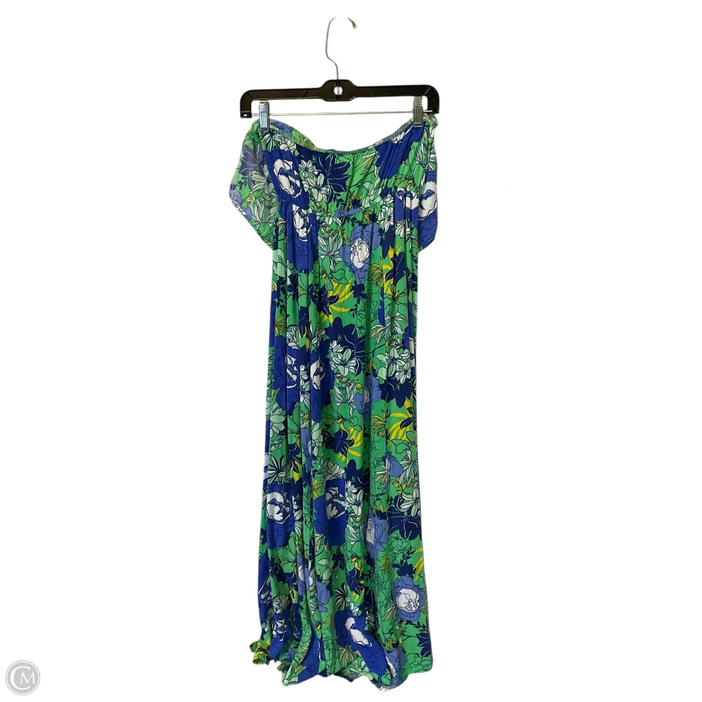 Dress Casual Midi By Japna In Blue & Green, Size: S