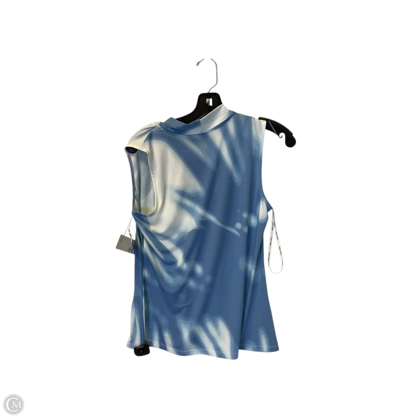 Top Sleeveless By Calvin Klein In Blue, Size: S