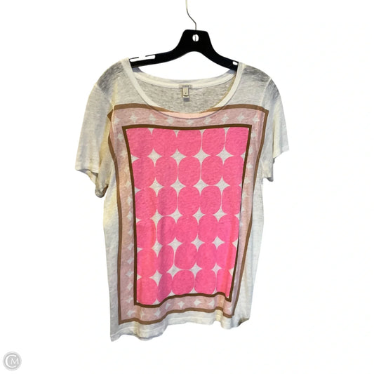 Top Short Sleeve By J. Crew In White, Size: S