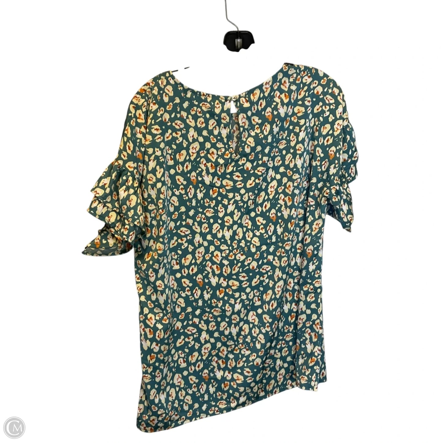 Top Short Sleeve By Jodifl In Blue, Size: S