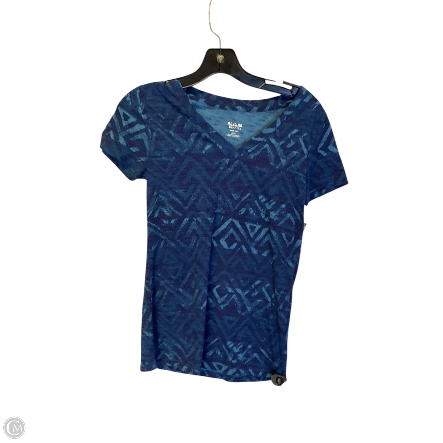 Top Short Sleeve By Mossimo In Blue, Size: Xs