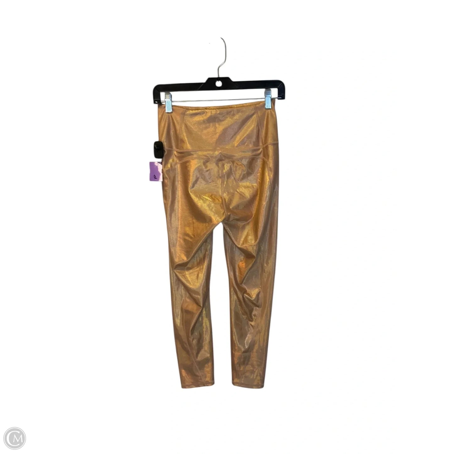 Athletic Leggings By Fabletics In Orange, Size: M