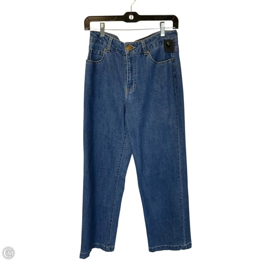 Jeans Straight By Rachel Zoe In Blue Denim, Size: 4