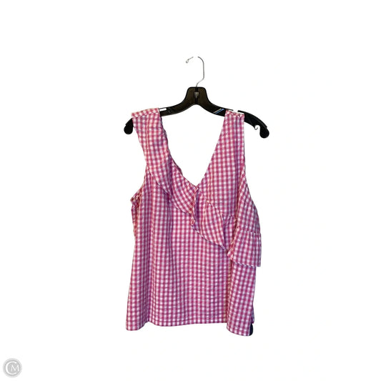 Top Sleeveless By Crown And Ivy In Pink, Size: Xxl