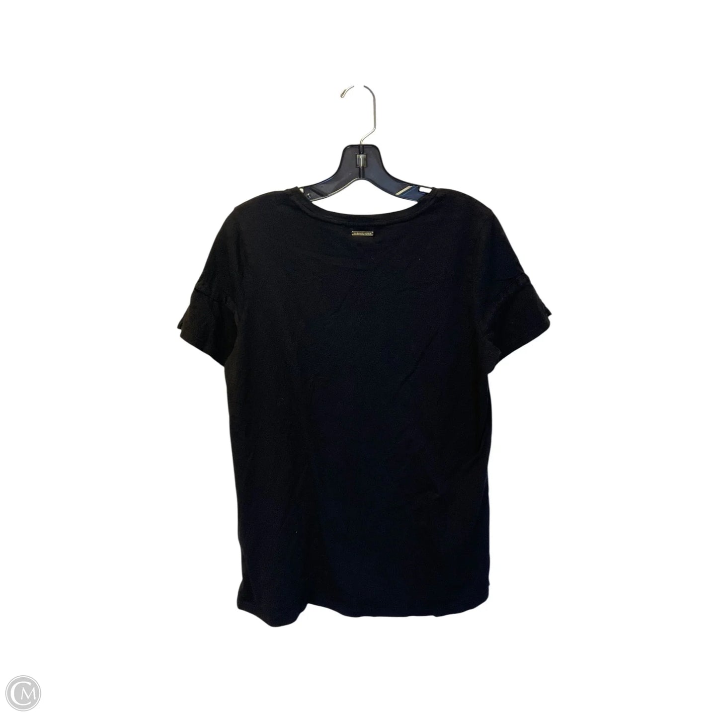 Top Short Sleeve Basic By Michael By Michael Kors In Black, Size: L