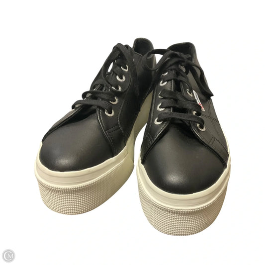 Shoes Sneakers By Superga In Black, Size: 9
