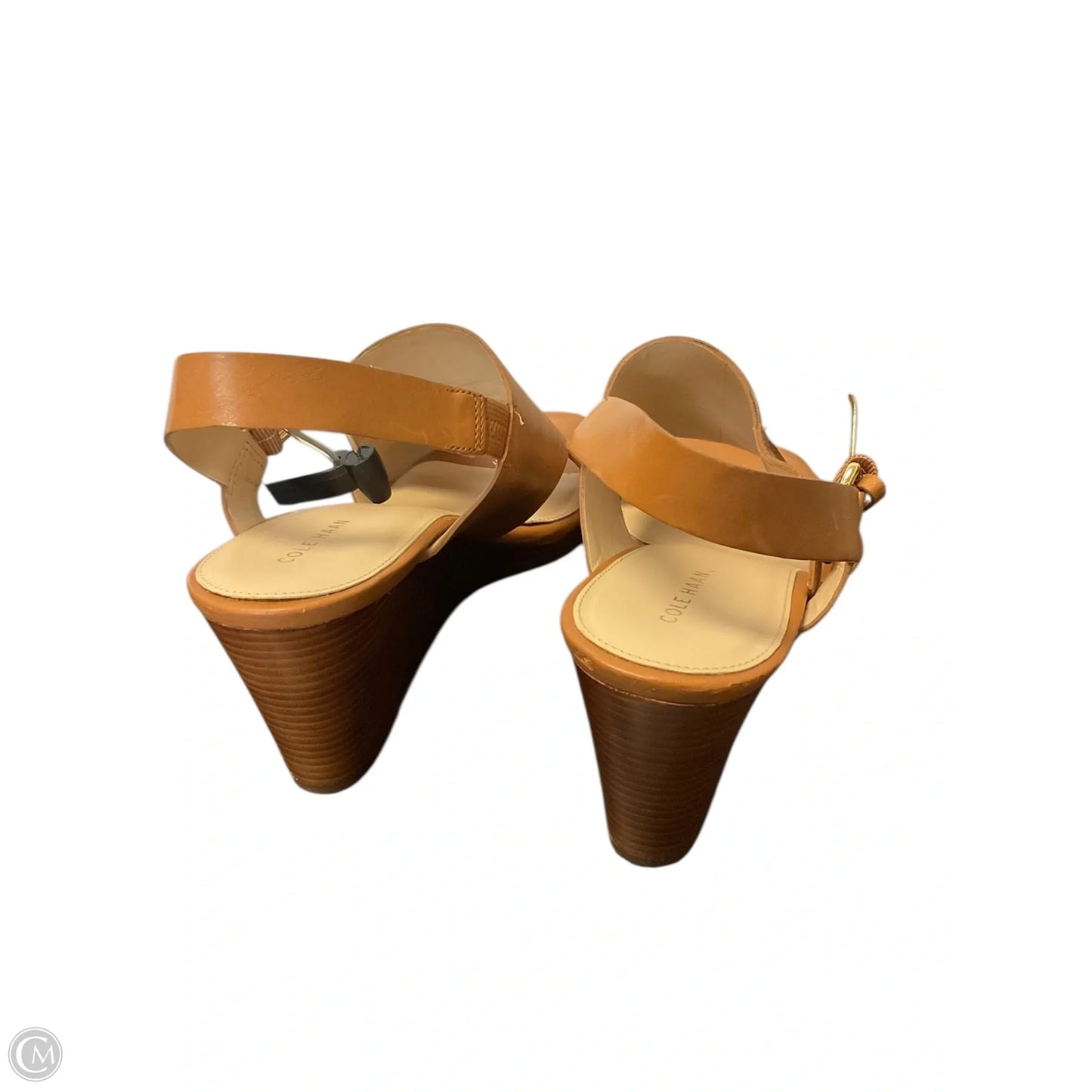 Shoes Heels Wedge By Cole-haan In Brown, Size: 9