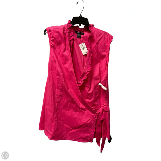 Top Sleeveless By Ashley Stewart In Pink, Size: 2x