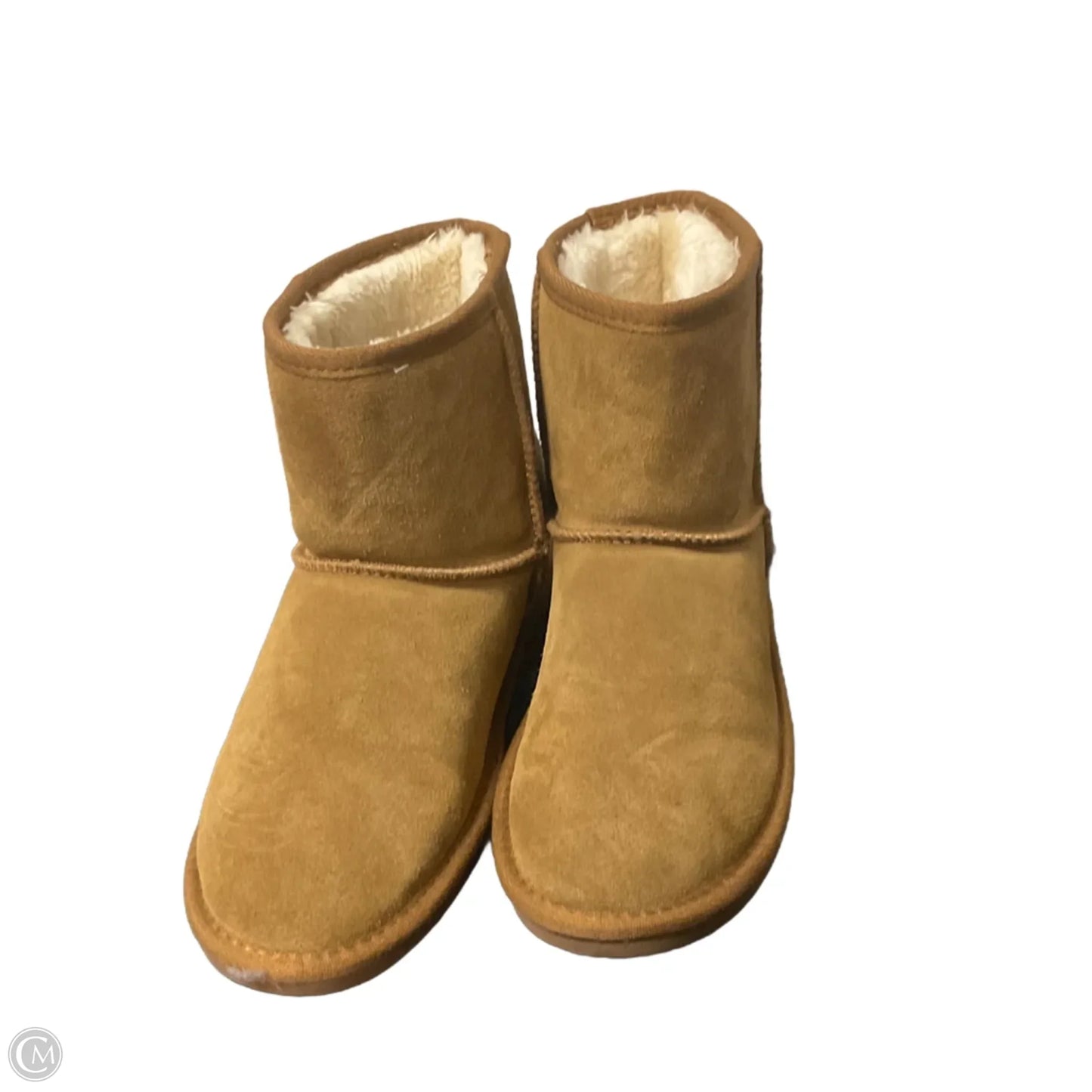 Boots Ankle Flats By Minnetonka In Brown, Size: 8