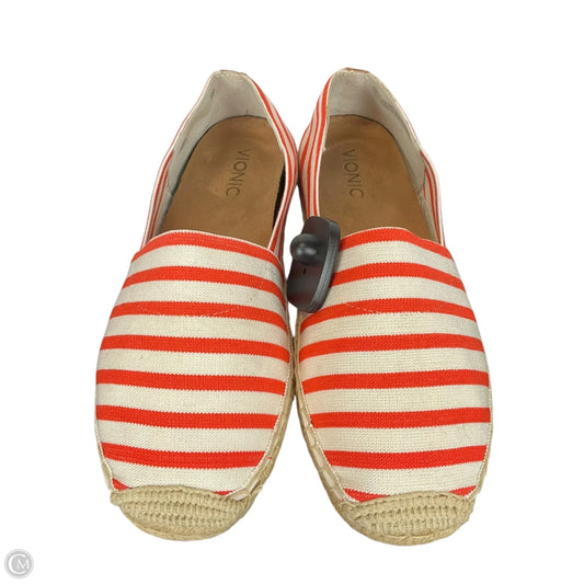 Shoes Flats By Vionic In Red & White, Size: 9.5
