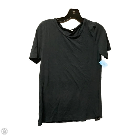 Athletic Top Short Sleeve By Lululemon In Grey, Size: 6