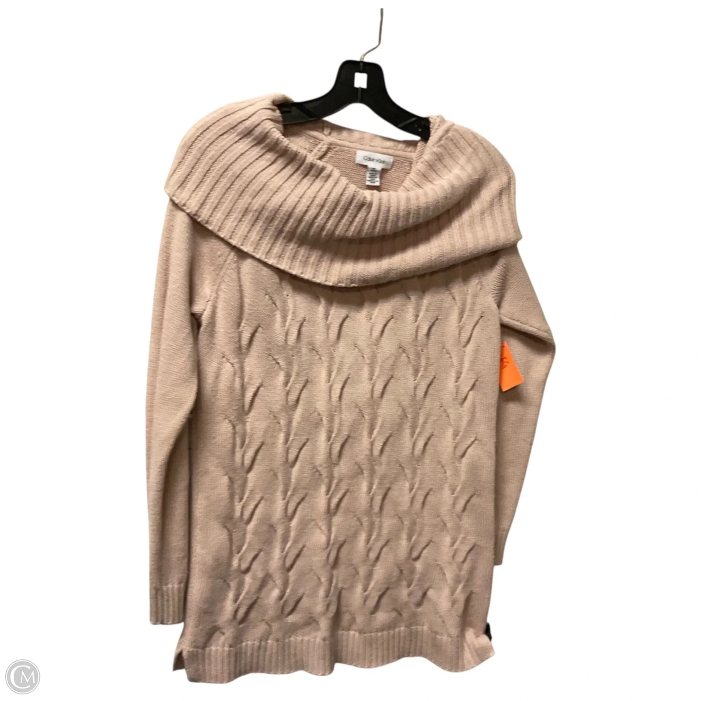 Sweater By Calvin Klein In Pink, Size: M