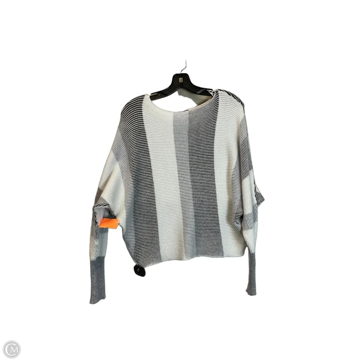 Top Long Sleeve By Philosophy In Black & White, Size: M