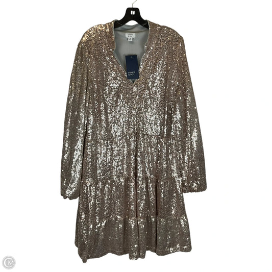 Dress Casual Short By Crown And Ivy In Pink, Size: 1x