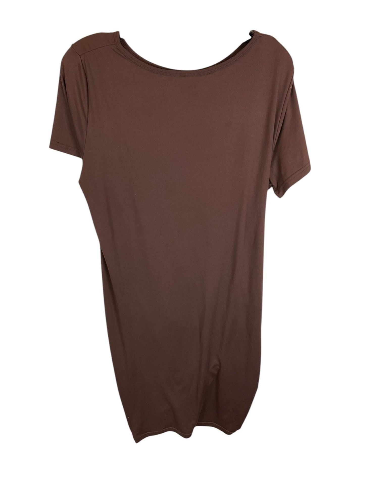 Dress Casual Short By Shein In Brown, Size: 1x