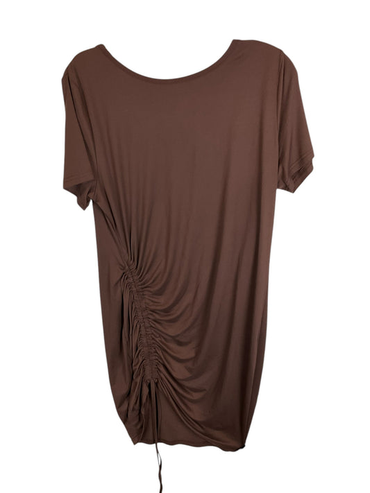 Dress Casual Short By Shein In Brown, Size: 1x