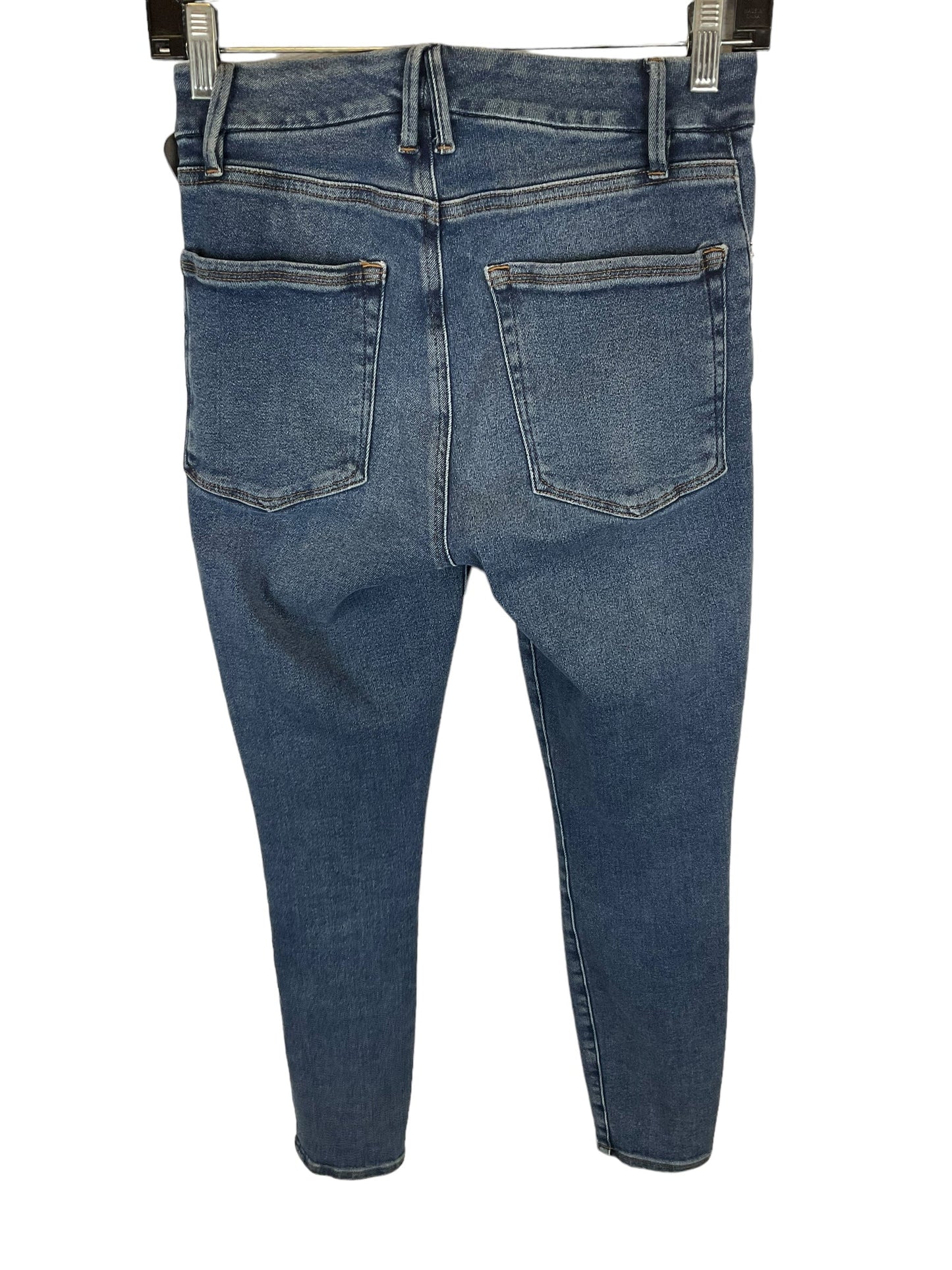 Blue Denim Jeans Designer Good American, Size 2