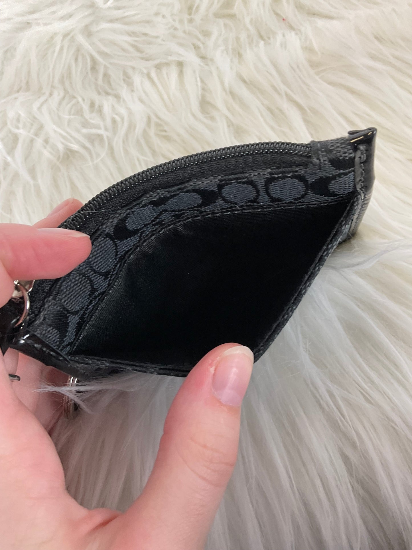 Coin Purse Designer Coach, Size Small