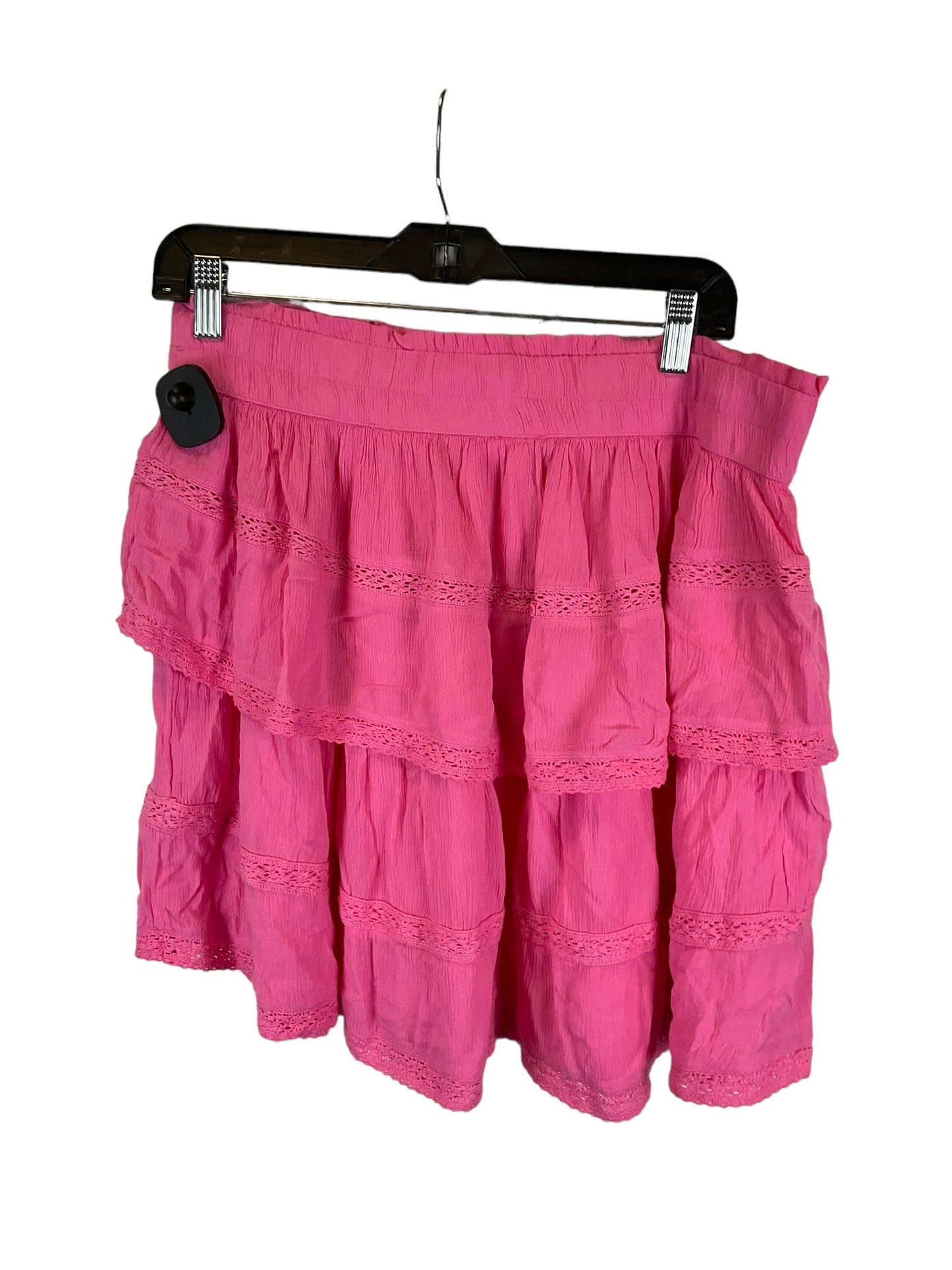 Pink Skirt Mini & Short Crown And Ivy, Size L